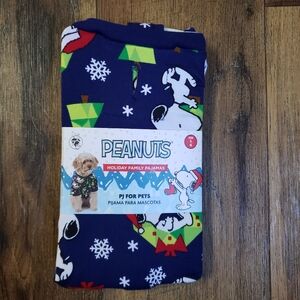 Peanuts Christmas Sz Large Dog Pajamas